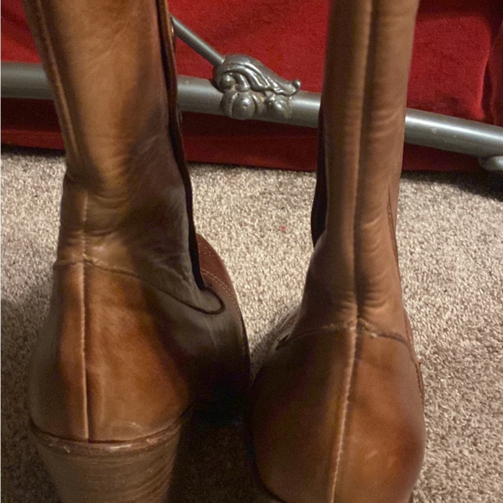 Handmade All leather Boots by Oak Tree Farms. - Picture 2 of 4
